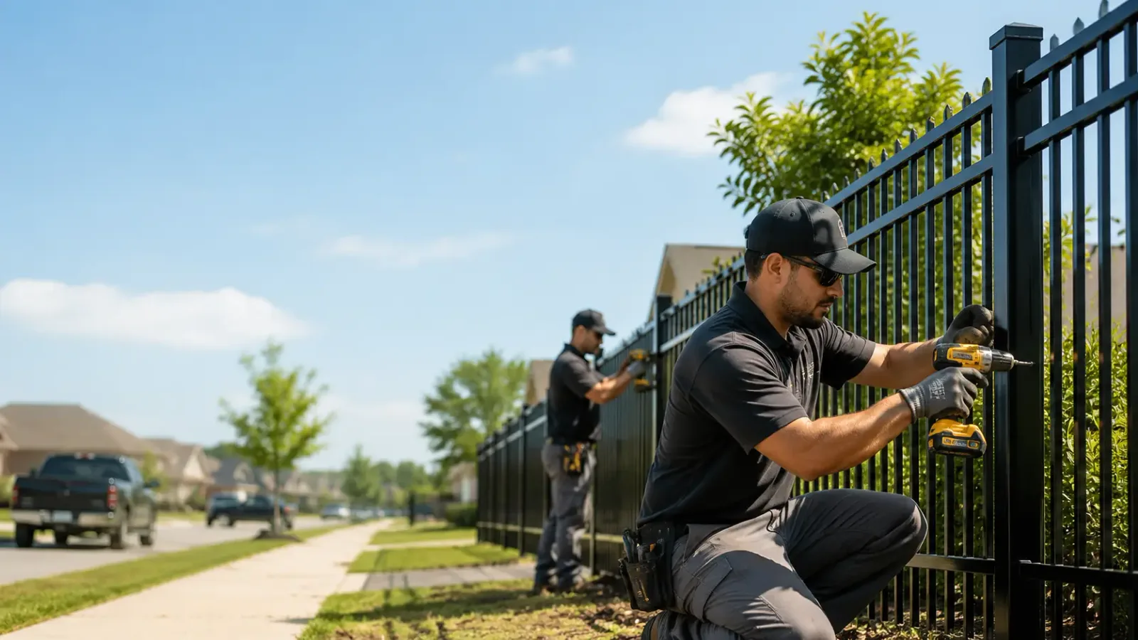 Metal Fence Installation in Ganado, TX